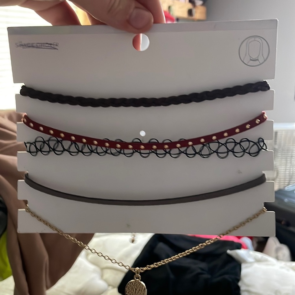 chokers from rue 21, no size, and multiple colors